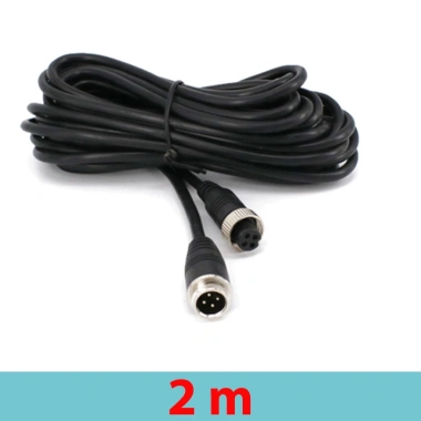Dây tín hiệu camera xe tải GX12 4P 4 chân, jack vặn, dài 2-5m, giá ưu đãi 35.000đ