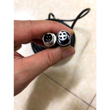Dây tín hiệu camera xe tải GX12 4P 4 chân, jack vặn, dài 2-5m, giá ưu đãi 35.000đ