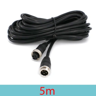 Dây tín hiệu camera xe tải GX12 4P 4 chân, jack vặn, dài 2-5m, giá ưu đãi 35.000đ