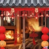 Dây treo khánh liễng nhung đỏ chũ phúc - Rem treo ngang trang trí nhà cửa, văn phòng đón Tết 2.026, giá ưu đãi 69.000₫ 3