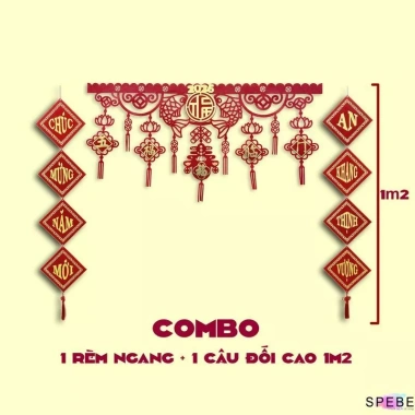 Dây treo khánh liễng nhung đỏ chũ phúc - Rem treo ngang trang trí nhà cửa, văn phòng đón Tết 2.026, giá ưu đãi 69.000₫ 9 Dây treo khánh liễng nhung đỏ chũ phúc - Rem treo ngang trang trí nhà cửa, văn phòng đón Tết 2.026, giá ưu đãi 69.000₫ 9