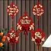 Dây treo nhung đỏ chúc mừng năm mới - phong thủy tài lộc, kèm móc treo 37.000đ