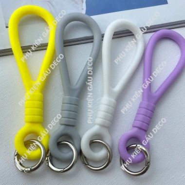 Dây treo silicon vải giữ nhiệt cho bình nước bé – Treo nắp ly, giá chỉ 8.000₫