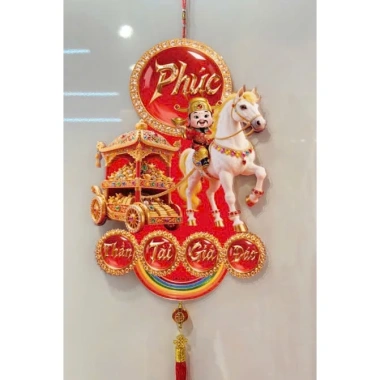 Dây treo trang trí Tết nhựa 6D mới Decor Tết Bình Ngọ 2.026 - Giá chỉ 29.000đ