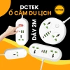 DCTEK T26/T27/T28 Ổ cắm du lịch 2m 2 lỗ, cổng sạc 12W - Tiện lợi, giá 170.000₫