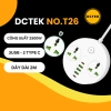 DCTEK T26/T27/T28 Ổ cắm du lịch 2m 2 lỗ, cổng sạc 12W - Tiện lợi, giá 170.000₫ 3