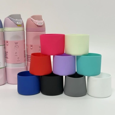 Đế bảo vệ silicon cho Owala 24oz-32oz, tương thích nắp FreeZip & nắp lật, vỏ hấp