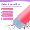 Đế bảo vệ silicon cho Owala 24oz-32oz, tương thích nắp FreeZip & nắp lật, vỏ hấp 5
