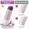 Đế bảo vệ silicon cho Owala 24oz-32oz, tương thích nắp FreeZip & nắp lật, vỏ hấp 8