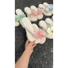 Đế cao 4cm Dép xỏ ngón hoa lan cánh xoăn siêu xinh, đi biển hot 2.025 115k 5