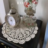 Đế lót bình hoa ren cotton 25cm - Miếng lót lọ hoa, phụ kiện chụp ảnh, giá 35k