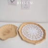 Đế lót bình hoa ren cotton 25cm - Miếng lót lọ hoa, phụ kiện chụp ảnh, giá 35k 5