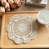 Đế lót bình hoa ren cotton 25cm - Miếng lót lọ hoa, phụ kiện chụp ảnh, giá 35k 6