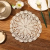 Đế lót bình hoa ren cotton 25cm - Miếng lót lọ hoa, phụ kiện chụp ảnh, giá 35k 8