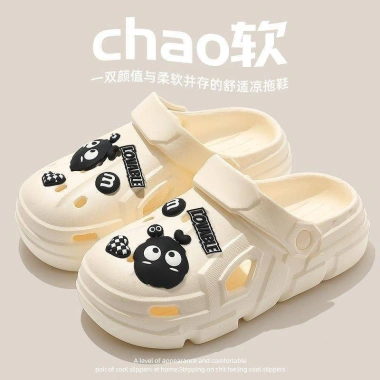 Đế Mềm Chống Trơn Trượt Giày Lỗ Phong Cách Mùa Hè 2.024 Đế Dày Ngoài Trời Đi Biển