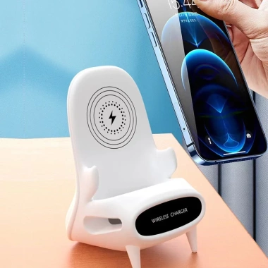 Đế sạc không dây ghế rảnh tay, cảm ứng nhạy bộ, phòng ngủ và du lịch, 25.000đ 2