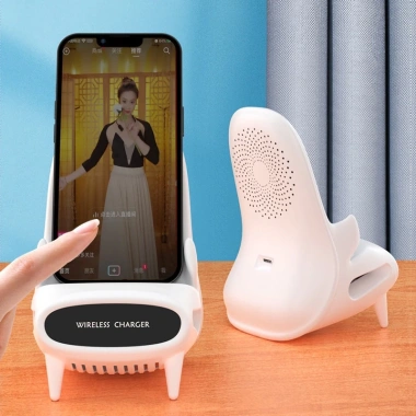 Đế sạc không dây ghế rảnh tay, cảm ứng nhạy bộ, phòng ngủ và du lịch, 25.000đ 5
