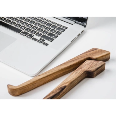 Đế tản nhiệt laptop gỗ tự nhiên cao cấp – Giá đỡ đa năng decor bàn học, chỉ 78.000đ 3