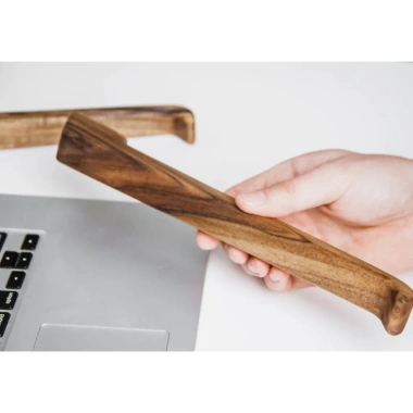Đế tản nhiệt laptop gỗ tự nhiên cao cấp – Giá đỡ đa năng decor bàn học, chỉ 78.000đ 4