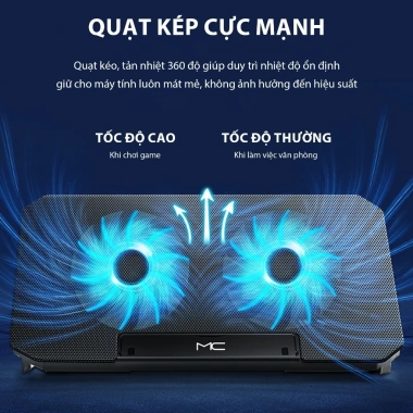 Đế Tản Nhiệt Laptop Q100 8 Quạt – 4 Cấp Độ, Không Tiếng Ồn, Giá chỉ 199k 4 Đế Tản Nhiệt Laptop Q100 8 Quạt – 4 Cấp Độ, Không Tiếng Ồn, Giá chỉ 199k 4