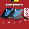 Đế tản nhiệt SIDOTECH Q100 cho laptop - Làm mát nhanh, LED, quạt chống ồn 4 mức