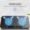 Đế tản nhiệt SIDOTECH Q100 cho laptop - Làm mát nhanh, LED, quạt chống ồn 4 mức 4