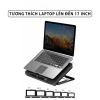 Đế tản nhiệt SIDOTECH Q100 cho laptop - Làm mát nhanh, LED, quạt chống ồn 4 mức 7