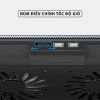 Đế tản nhiệt SIDOTECH Q100 cho laptop - Làm mát nhanh, LED, quạt chống ồn 4 mức 8