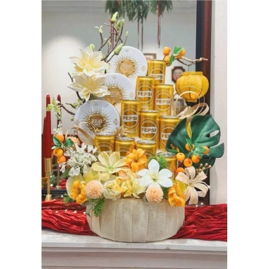 Đế trụ lưới bao bố Loại 1 trang trí mâm quả, mâm lộc - giá chỉ 44.000 VND 3