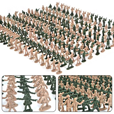 Deal 100 Đồ Chơi Lính Mô Hình Cát Bàn Playset Chiến Tranh - Giá ưu đãi 45.639₫ 8