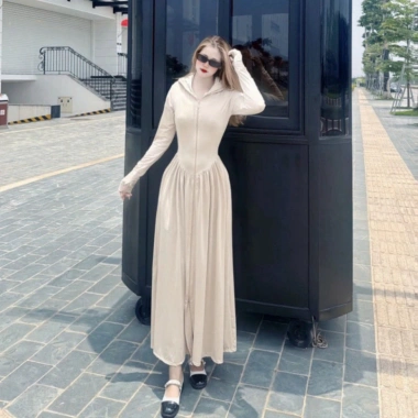 Deal Chào Hè Áo váy chống nắng xoè thun lạnh ôm mát - GU Clothes chỉ 139k