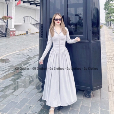 Deal Chào Hè Áo váy chống nắng xoè thun lạnh ôm mát - GU Clothes chỉ 139k