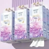 Deal HOT Thùng 10 Bịch Giấy Treo Đa Năng SIPIAO Hoa Mẫu Đơn 4 Lớp 1.000 tờ + Móc Treo - 68.000₫ 2