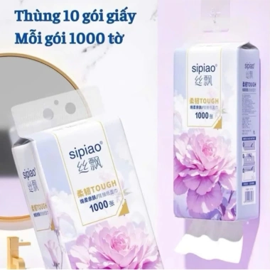 Deal HOT Thùng 10 Bịch Giấy Treo Đa Năng SIPIAO Hoa Mẫu Đơn 4 Lớp 1.000 tờ + Móc Treo - 68.000₫ 5 Deal HOT Thùng 10 Bịch Giấy Treo Đa Năng SIPIAO Hoa Mẫu Đơn 4 Lớp 1.000 tờ + Móc Treo - 68.000₫ 5