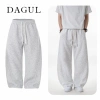 Deal mở bán quần nỉ 2 da rộng ống cong DAGUL nam nữ, dây thừng cách điệu, mềm mịn không bai xù - chỉ 109k 3