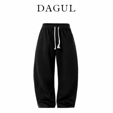 Deal mở bán quần nỉ 2 da rộng ống cong DAGUL nam nữ, dây thừng cách điệu, mềm mịn không bai xù - chỉ 109k 10 Deal mở bán quần nỉ 2 da rộng ống cong DAGUL nam nữ, dây thừng cách điệu, mềm mịn không bai xù - chỉ 109k 10