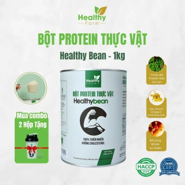 Deal Tốt Combo 1 Protein Healthy Bean Hỗ Trợ Tăng Cân, Tăng Cơ, Giảm Mỡ Giá 290.000đ