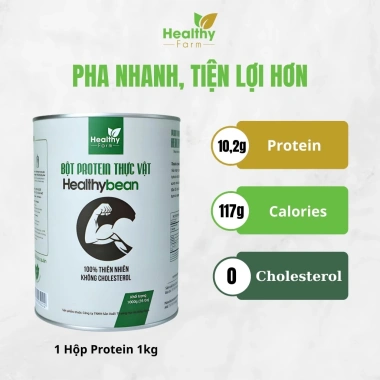 Deal Tốt Combo 1 Protein Healthy Bean Hỗ Trợ Tăng Cân, Tăng Cơ, Giảm Mỡ Giá 290.000đ 2