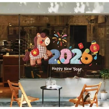 Decal Chữ 2.026 Độc Đáo Trang Trí Cửa Kính Phòng Khách - Giá Ưu Đãi 129k 6