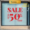 Decal Chữ SALE Cỡ To Trang Trí Kính - Đề Can Tùy Chỉnh SOFF11 Hana Decals