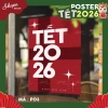 Decal Dán Kính Poster Tết Năm Mới 2.026 - Ảnh Thật Chống Nước Dễ Dán Giá 133k 6