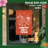 Decal dán kính Tết 2.026 Bính Ngọ - Tranh dán kính đẹp, dễ dán, giảm giá 133k 4