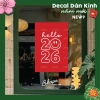Decal dán kính Tết 2.026 Bính Ngọ - Tranh dán kính đẹp, dễ dán, giảm giá 133k 7
