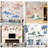 Decal Dán Tường 3D Tranh Sơn Thuỷ Phòng Khách Đón Tết - Giá 54.870 VND Giảm 18%