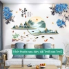 Decal Dán Tường 3D Tranh Sơn Thuỷ Phòng Khách Đón Tết - Giá 54.870 VND Giảm 18% 6