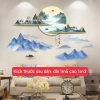 Decal Dán Tường 3D Tranh Sơn Thuỷ Phòng Khách Đón Tết - Giá 54.870 VND Giảm 18% 8