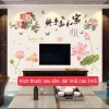 Decal Dán Tường 3D Tranh Sơn Thuỷ Phòng Khách Đón Tết - Giá 54.870 VND Giảm 18% 10