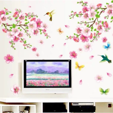 Decal Dán Tường Cành Đào Tết 2.026 - Trang Trí Nhà Ở, Phòng Khách, Văn Phòng, Giá 58.5k 4