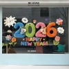 Decal Dán Tường Tết Bính Ngọ 2.026 - Chống Nước, Trang Trí Phòng Khách, Cửa Kính, Gương, Quán Cafe Behome Decor