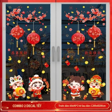 Decal Tết 2.026 chữ Tiếng Việt - Trang trí Bính Ngọ, Giá chỉ 28.000đ giảm ngay